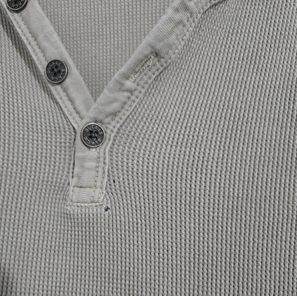 Buckle Black Men's Athleisure Shirt Size Large Short Sleeve Tan Short Sleeve - Picture 10 of 13